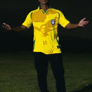 Camiseta POLO Approve x ROMÁRIO AMARELO COPA DO MUNDO