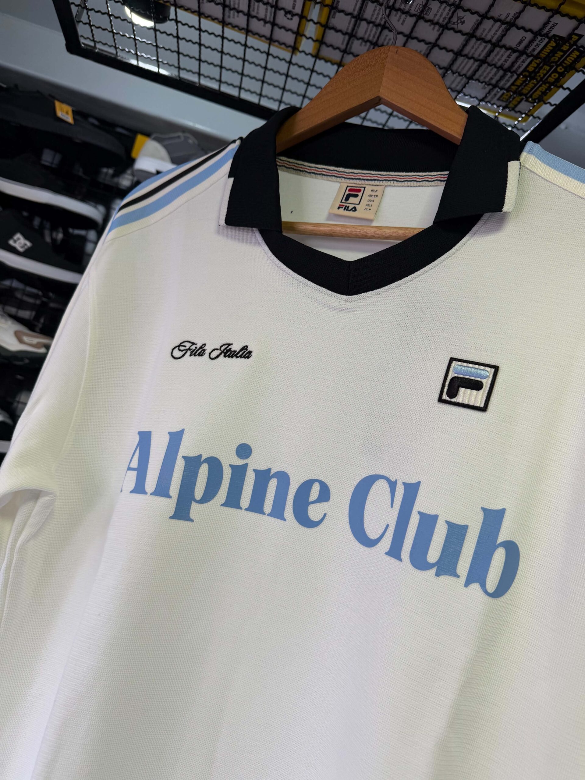 BLUSÃO MASCULINO FILA COMFORT AZUL OFF WHITE - Imagem 2