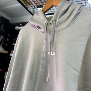 MOLETOM COM CAPUZ FILA CLASSIC WINTER CINZA